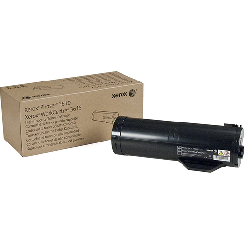 Xerox Black High Capacity Toner Cartridge for Phaser 3610 WorkCentre 3615 - 106R02722
