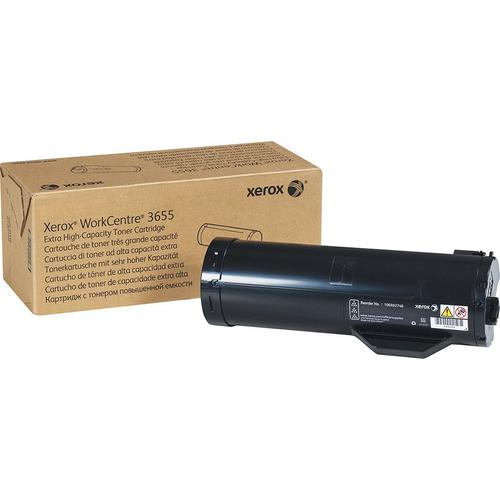 Xerox Black Extra High Capacity Toner Cartridge for WorkCentre 3655/3655i - 106R02740