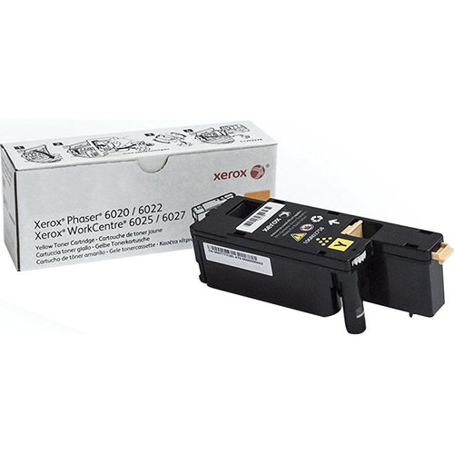 Xerox Yellow Toner Cartridge for Phaser 6022 WorkCentre 6027 - 106R02758