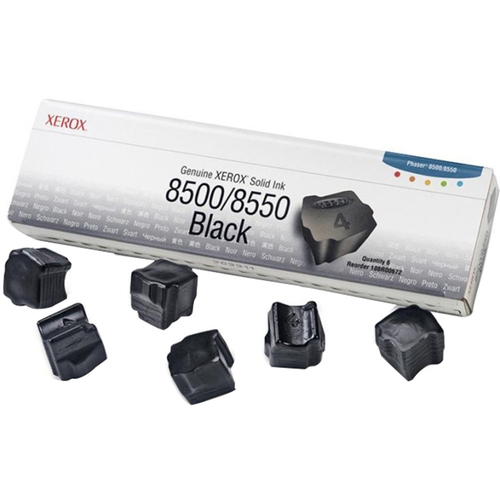 Xerox Solid Ink 8500/8550 Black (6 Sticks) - 108R00672