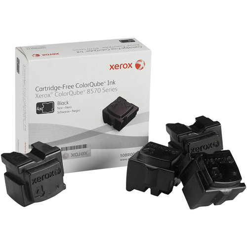 Xerox ColorQube 8570/8580 Black Solid Ink Pack (4 Sticks) - 108R00930