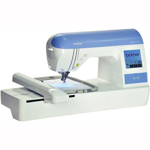 Brother 5` X 7` Embroidery-only Machine Built-in Memory 136 Designs, 6 Fonts, USB PE-770