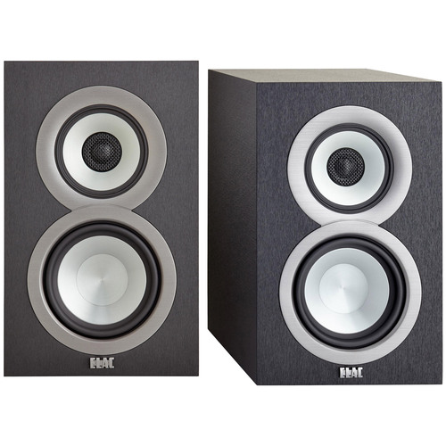 Elac 5 1/4` Concentric 3-Way Bookshelf Speaker Pair UB51-BK