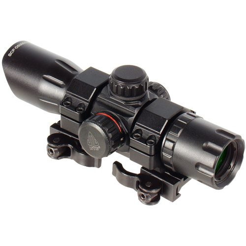 UTG 6.4` ITA Red/Green CQB Dot Sight with 1-piece QD Rings - SCP-DS3068W