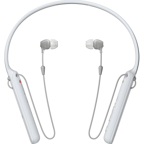 Sony WIC400/W Wireless Behind-Neck In Ear Headphone, White
