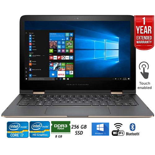 Hewlett Packard 13-4197ms 13.3` Spectre x360 QHD IPS 2-in-1 Laptop Refurbished+Extended Warranty