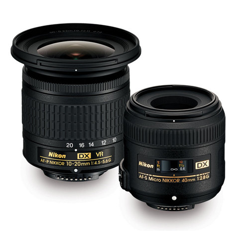 Nikon Landscape and Macro Two Lens Kit with AF-P DX 10-20mm VR & AF-S DX 40mm Lens