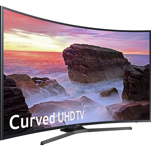 Samsung UN55MU6500 Curved 55` 4K UHD Smart LED TV (2017 Model) (OPEN BOX)