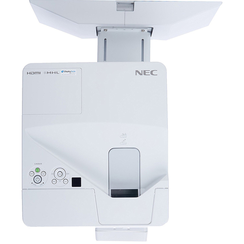 NEC 3600-Lumen Ultra Short Throw Projector with Wall Mount - NP-UM361X-WK