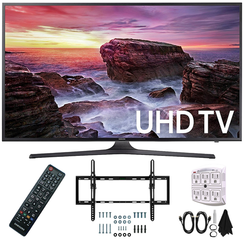 Samsung UN55MU6290FXZA Flat 54.6` LED 4K UHD 6 Series Smart TV 2017 Wall Mount Kit