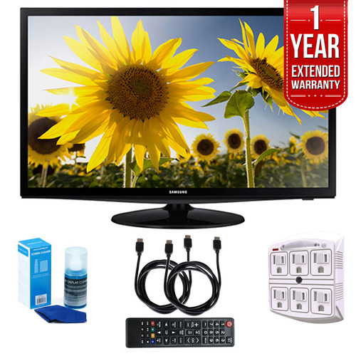 Samsung UN28H4000 - 28` Slim LED HD 720p TV (2014) with 1 Year Extended Warranty Kit