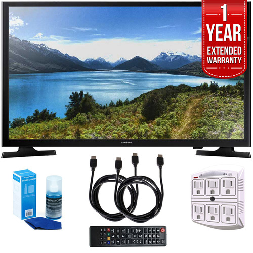 Samsung UN32J4000 32-Inch 720p LED TV (2015) with 1 Year Extended Warranty Kit