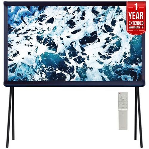 Samsung 40` Class Serif 4K UHD TV, Dark Blue + 1 Year Extended Warranty