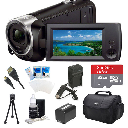 Sony HDR-CX440/B Entry Level Full HD 60p Camcorder Kit