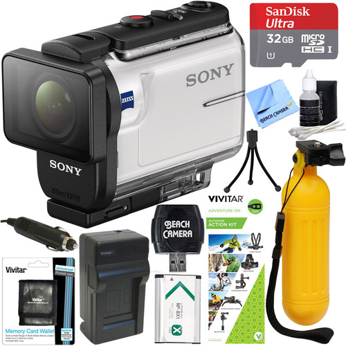 Sony HDR-AS300 Action Cam + Outdoor Action Kit & Memory Bundle