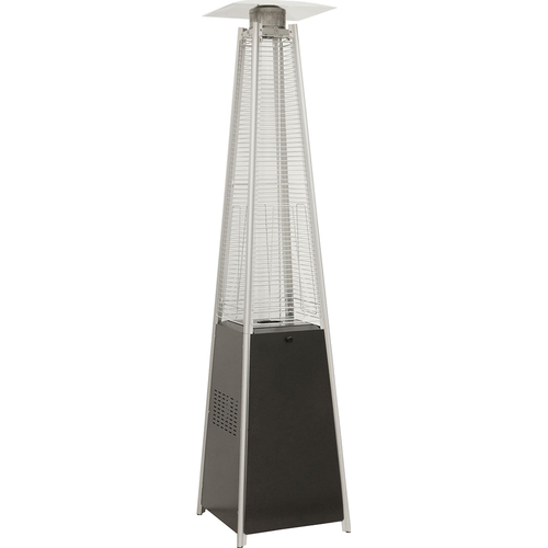 Hanover Pyramid Patio Heater 7' Tall Propane Flame Glass 42000 BTU