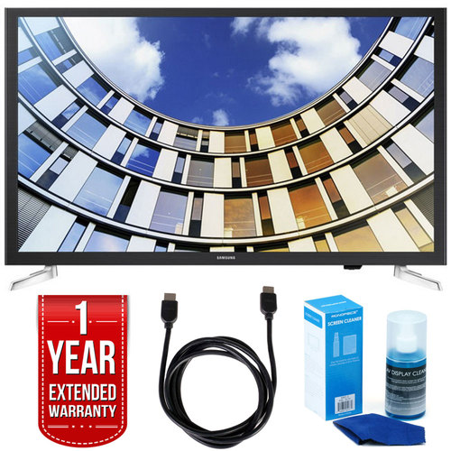 Samsung UN32M5300AFXZA 32` LED 1080p Smart HD TV w/ 1 Year Extended Warranty Bundle
