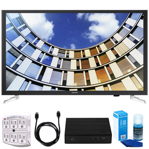 Samsung UN32M5300AFXZA 32` LED 1080p 5 Series Smart TV (2017 Model) w/ TV Tuner Bundle