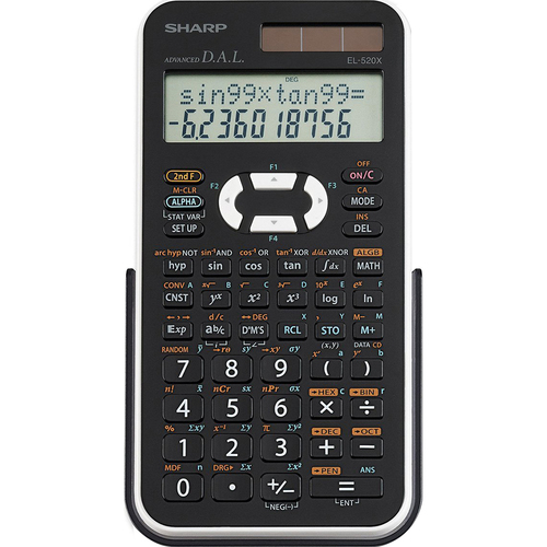 Sharp Scientific Calculator with 390 Functions - EL-520XBWH
