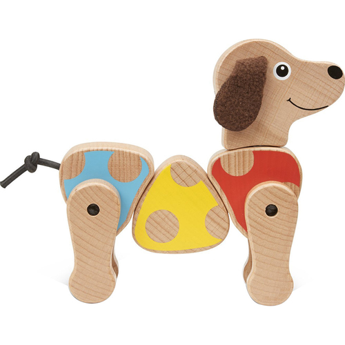 Melissa & Doug PUPPY GRASPING TOY CLASSIC TOYS FIRST PLAY WOODEN TOYS