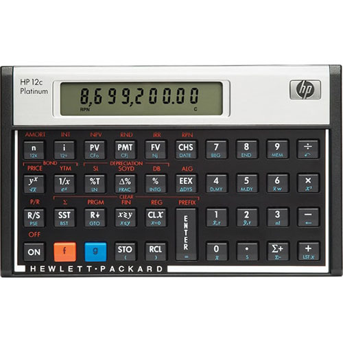 Hewlett Packard HP12C Finance Calculator