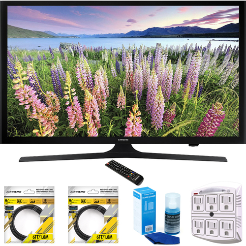 Samsung 50-Inch Full HD 1080p LED HDTV 2015 Model UN50J5000 with Cleaning Bundle