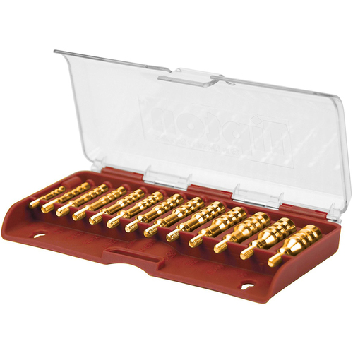Tipton Gun Cleaning Supplies 13-PC  Solid Brass Jag Set  OM=6 - 749245