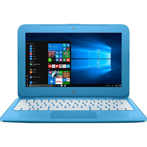 Hewlett Packard Stream 11-y010nr 11.6` Blue Laptop - Intel N3060 Processor (OPEN BOX)