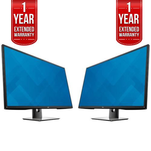 Dell P Series 43` Screen LED-Lit Monitor 2 Pack With 2x 1 Year Extended Warranty