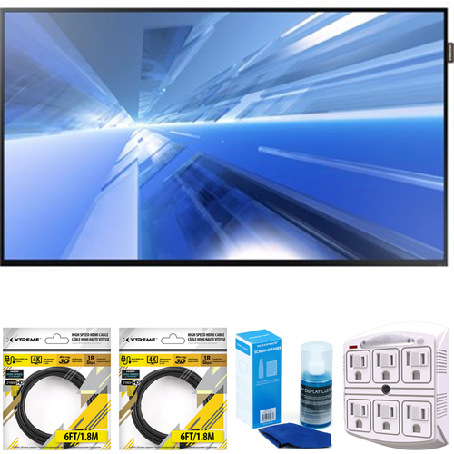 Samsung 40` 1080p Direct-Lit LED Smart Display DM40E with Cleaning Bundle