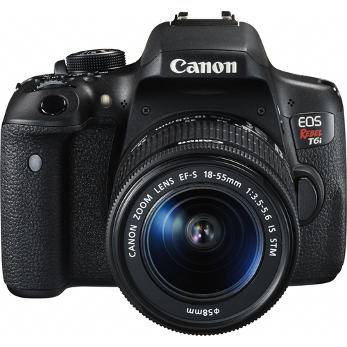 Canon EOS Rebel T6i Digital SLR Camera with EF-S 18-55mm IS STM Lens Kit Refurbished