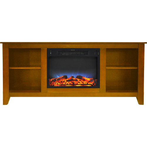 Cambridge 62.8 x15.2 x26.5  Santa Monica Fireplace Mantel with LED Insert