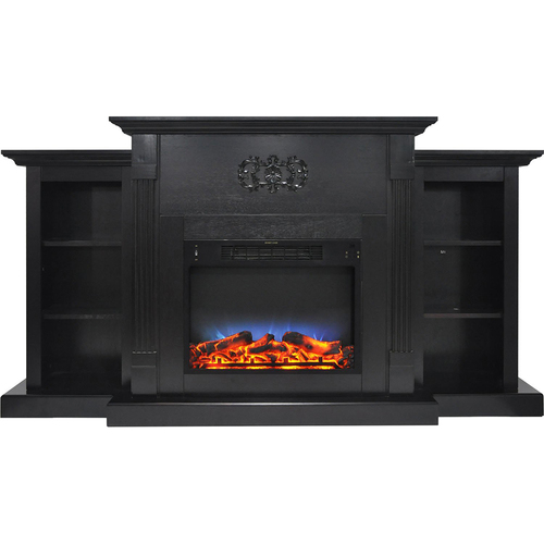 Cambridge 72.3 x15 x33.7  Sanoma Fireplace Mantel with LED Insert