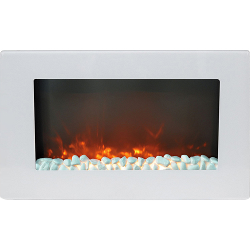 Cambridge 30  Wall Mount Electric Fireplace with Crystals