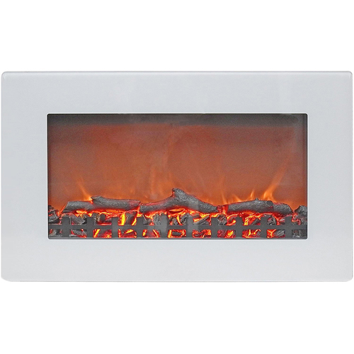 Cambridge 30  Wall Mount Electric Fireplace with Logs