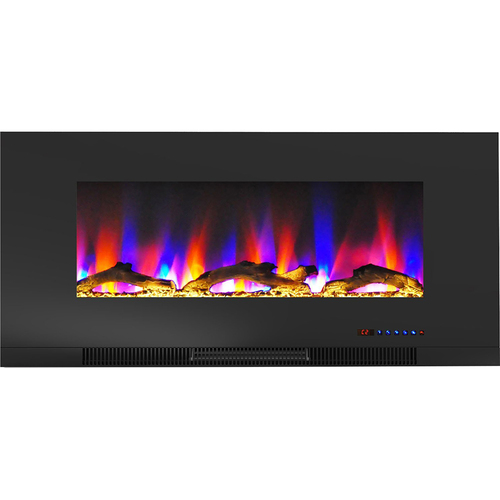 Cambridge 42  Color Changing Wall Mount Fireplace with Logs