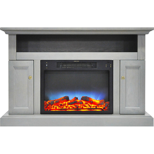 Cambridge 47.2 x15.7 x30.7  Sorrento Fireplace Mantel with LED Insert