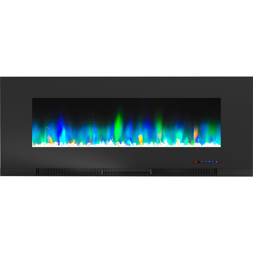 Cambridge 50  Color Changing Wall Mount Fireplace with Crystals