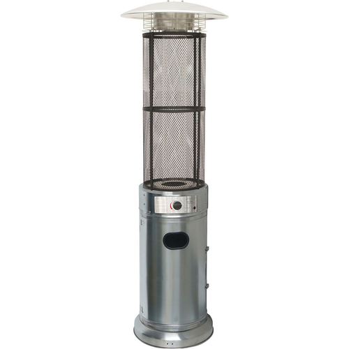 Hanover Cylinder Flame Glass Patio Heater 7' Propane 34000 BTU