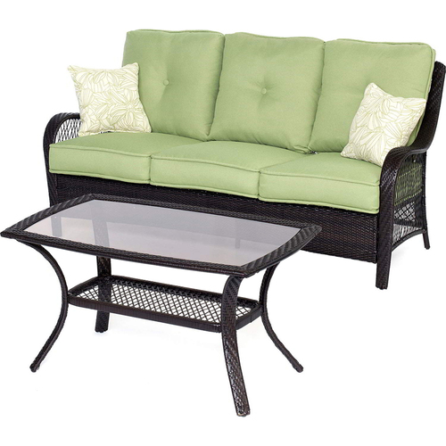 Hanover Orleans Sofa and Coffee Table