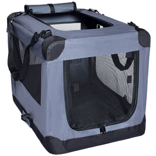 Arf Pets Dog Soft Crate Kennel for Pet Indoor Home & Outdoor Use OPEN BOX