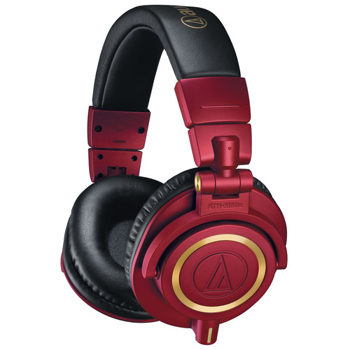 Audio-Technica ATH-M50xRD Professional Studio Monitor Headphones (Red Limited Edition)