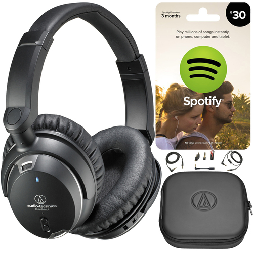 Audio-Technica ATH-ANC9 QuietPoint Noise-Cancelling Headphones + $30 Spotify Gift Card Bundle