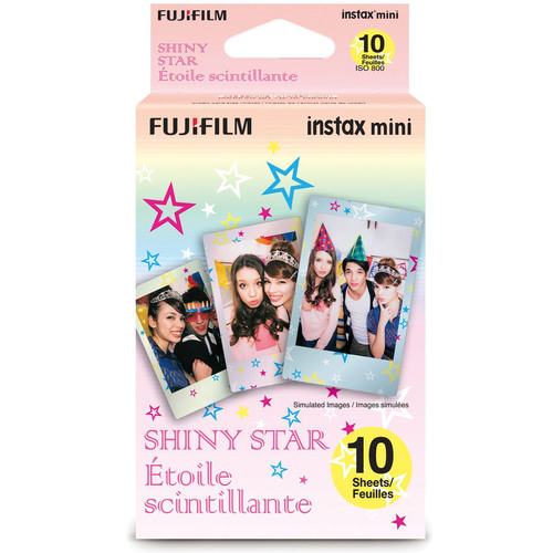 Fujifilm INSTAX MINI Shiny Star Instant Film (10 Prints)
