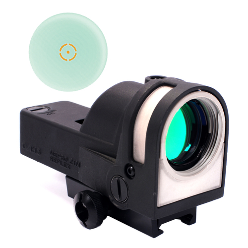 Meprolight Self-Powered Day/Night Reflex Sight with Dust Cover - Bullseye MEPRO-M21-B