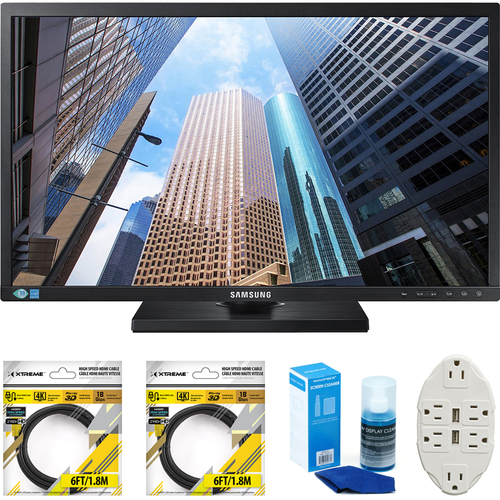 Samsung 24` 16:9 Professional Monitor S24E348A with Cleaning Bundle