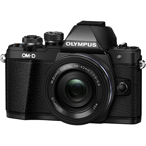 Olympus OM-D E-M10 Mark II Mirrorless Digital Camera w/ 14-42mm EZ Lens (Blk) (OPEN BOX)