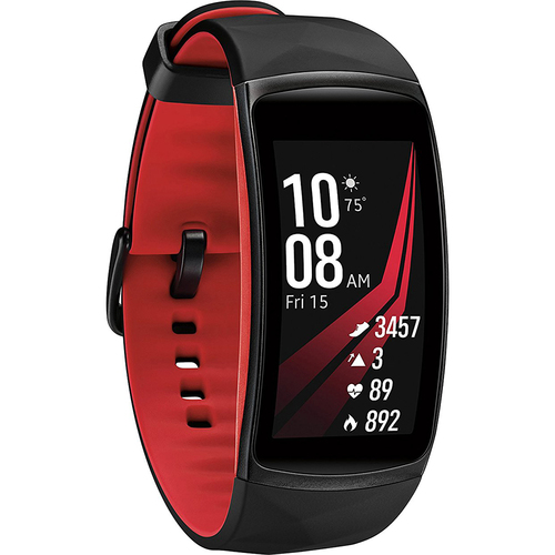 Samsung Gear Fit2 Pro Fitness Smartwatch - Red, Small (OPEN BOX)