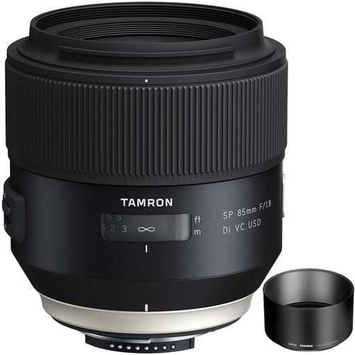 Tamron SP 85mm f1.8 Di VC USD Lens for Nikon DSLR Cameras (F016) -Certified Refurbished