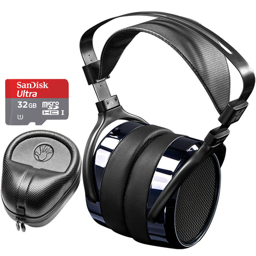 HIFIMAN HE400i Special Edition Planar Magnetic Headphone Deluxe Bundle -Dark Blue Chrome